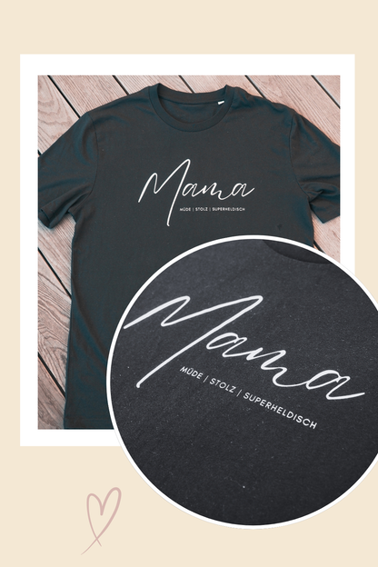Mama-Shirt - dunkel