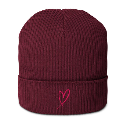 Beanie mit Herz