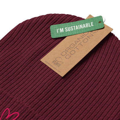 Beanie mit Herz