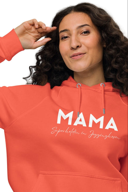 Mama-Hoodie "Superheldin in Jogginghosen" 🦸🏿‍♀️